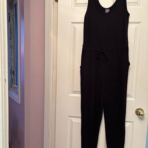 Black Sleeveless Jumpsuit
